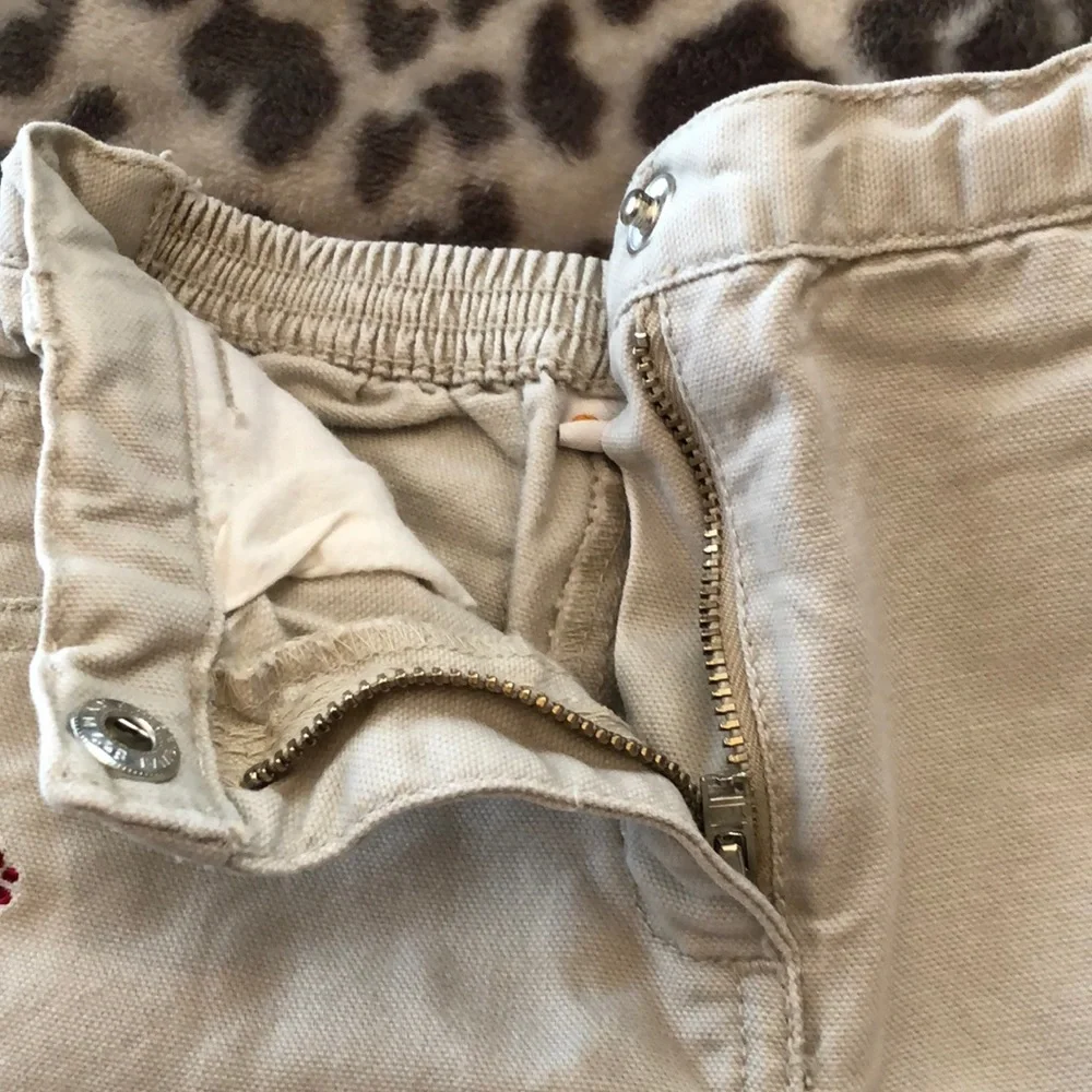 Vintage 2000 Gymboree Embroidered Tan Pants size 24 months Girls